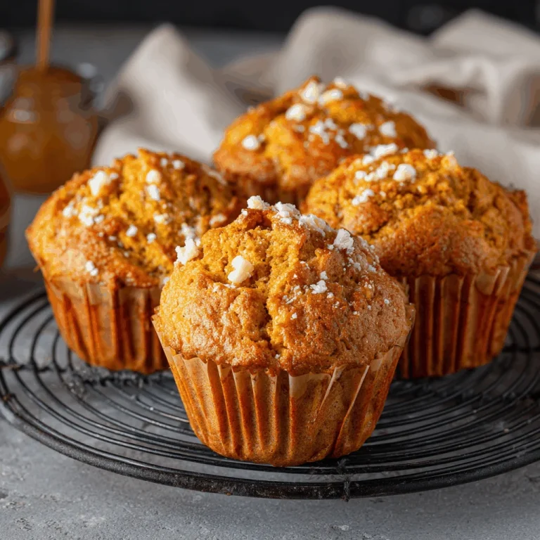 Savoring the Autumn Spirit with Cottage Cheese Pumpkin Muffins A delicious plate of High-Protein, Cottage Cheese Pumpkin Muffins