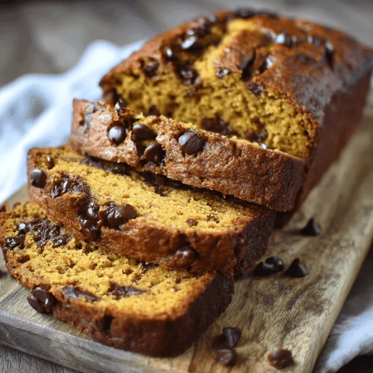 A Cozy Slice of Pumpkin Banana Chocolate Chip Bread A delicious plate of Pumpkin Banana Chocolate Chip Bread | A Taste of Madness