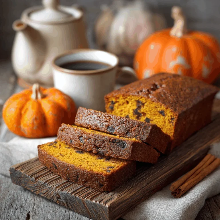 A Slice of Autumn: The Sweet Pumpkin Bread That Delights