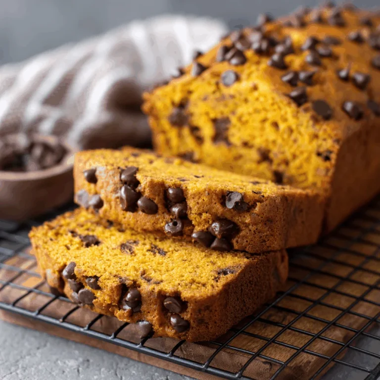 A Slice of Fall: Pumpkin Chocolate Chip Bread to Savor