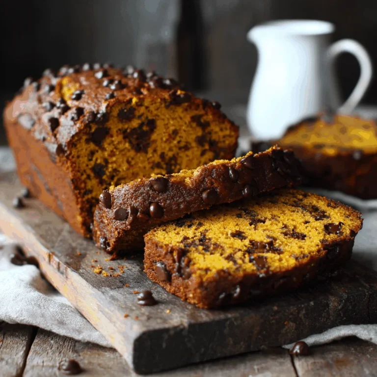 Baking Memories: Pumpkin Chocolate Chip Bread to Cherish