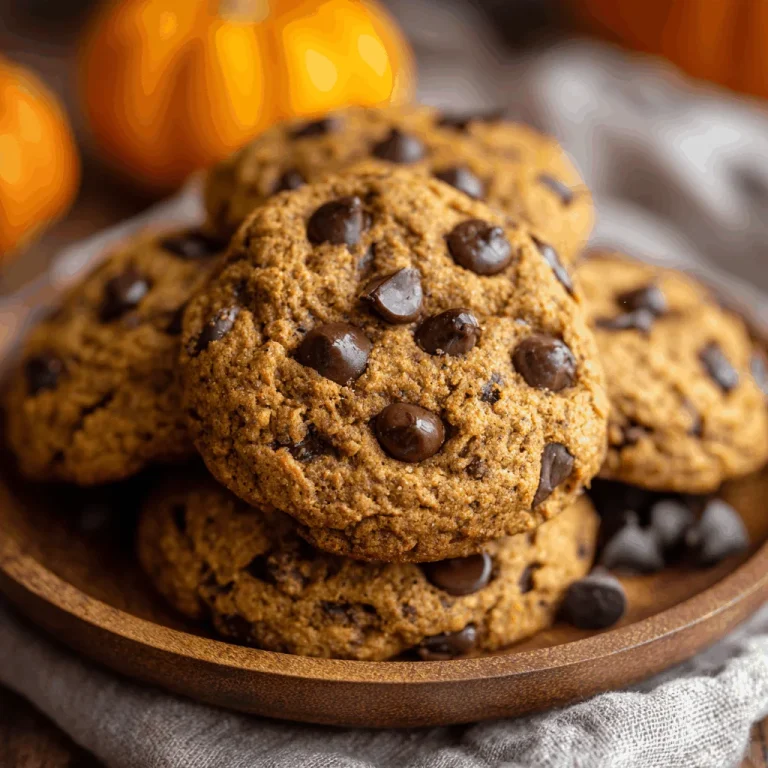 Baking Memories: Pumpkin Chocolate Chip Cookies to Savor A delicious plate of Pumpkin Chocolate Chip Cookies Recipe