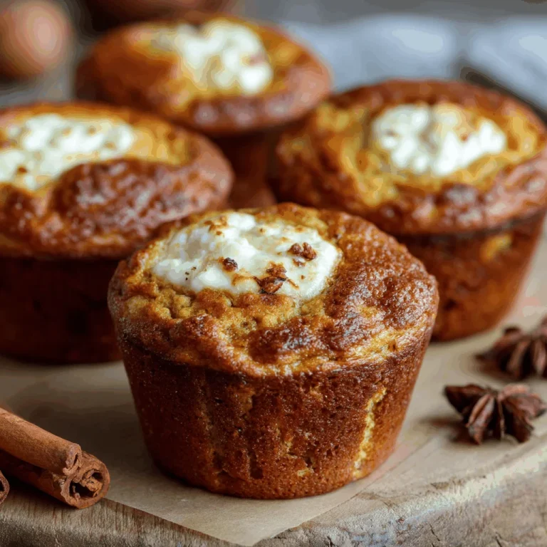 Muffins That Embrace Fall: Pumpkin Cream Cheese Delights