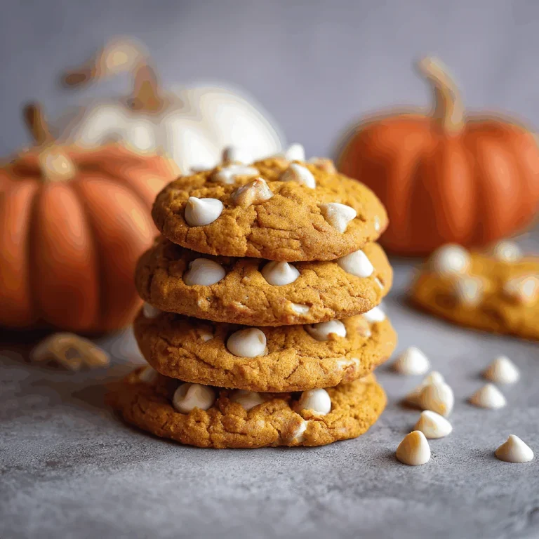 Baking Memories: Pumpkin White Chocolate Chip Cookies for Fall