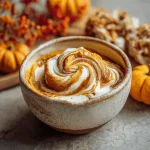 A delicious plate of Best Swirled Pumpkin Cream Cheese