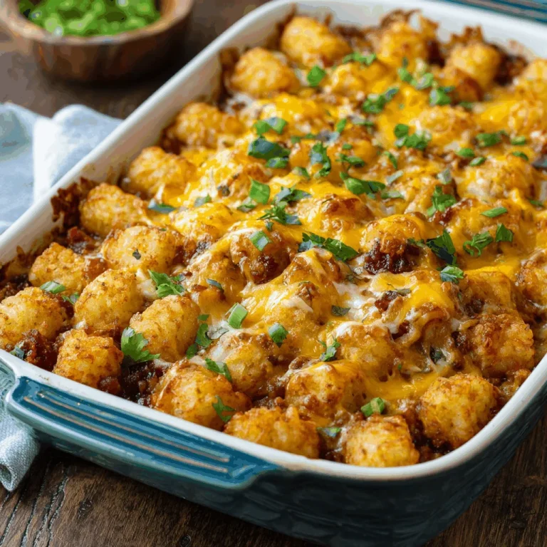 A Cozy Family Gathering with Tater Tot Casserole