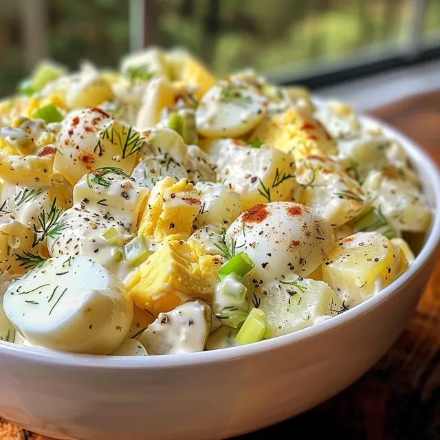 A Generational Classic: Potato Salad That Connects Us All A vibrant classic potato salad filled with Yukon Gold potatoes, hard-boiled eggs, and dill pickles.