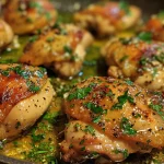 Deliciously cooked garlic butter chicken showcasing its golden-brown color.