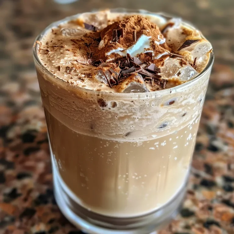 Sipping Serenity: The Iced Mocha Oat Latte That Embraces Your Soul Iced mocha oat latte featuring cocoa powder and oat milk, topped with whipped cream.