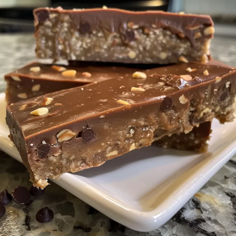 Sweet Simplicity: No Bake Nutella Bars That Capture Childhood Joy A portion of No Bake Nutella Bars with a smooth, glossy finish, highlighting the hazelnut flavor.