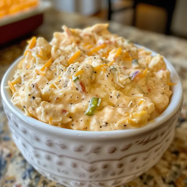 ['Close-up view of Southern Style Jalapeño Pimento Cheese in a bowl.', 'Side view of creamy Southern Style Jalapeño Pimento Cheese spread on a cracker.', 'Vivid image showcasing Southern Style Jalapeño Pimento Cheese with jalapeños and pimentos.', 'Appetizing Southern Style Jalapeño Pimento Cheese garnished with diced jalapeños.']