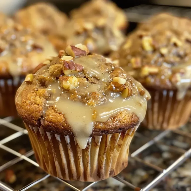 Whispers of Home: Banana Cinnamon Chip Muffins That Embrace the Heart Close-up side view of Banana Cinnamon Chip Muffins, showing their golden-brown tops and cinnamon chips.