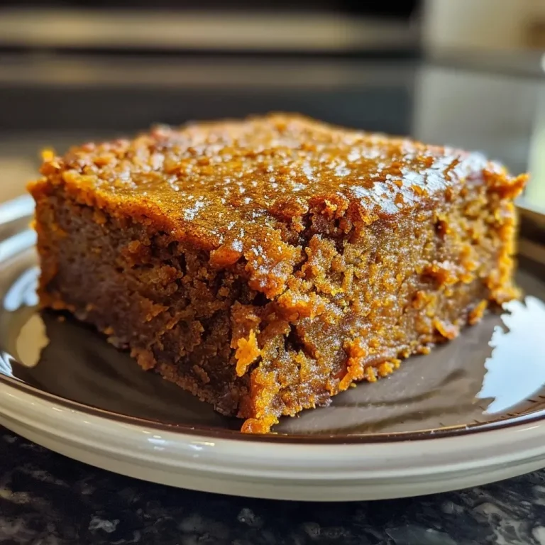 A Slice of Autumn: The Sweet Potato Spice Cake That Reminds Us of Home Close-up view of a delicious Sweet Potato Spice Cake topped with Greek yogurt and maple syrup.