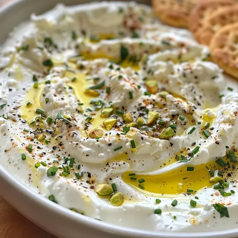 A Whipped Feta Delight: Sweet and Savory Moments at the Table Close-up view of a creamy whipped feta dip drizzled with honey and topped with pistachios.